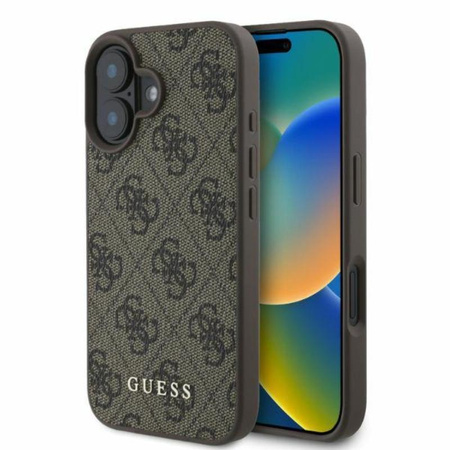 Guess 4G Classic - Etui iPhone 16 (brązowy)