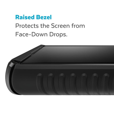 Speck Presidio2 Grip - Anti-slip case for Samsung Galaxy S23 Ultra (Black/Black/White)