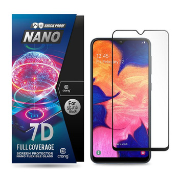 Crong 7D Nano Flexible Glass - 9H hibrid üveg a Samsung Galaxy A10 teljes képernyőjére