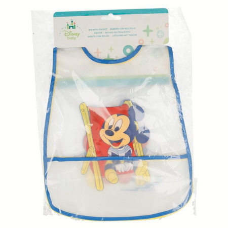 Mickey Mouse - Bib with pocket (2 pcs)