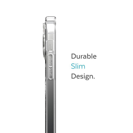 Speck Gemshell + MagSafe - Custodia per iPhone 14 Pro con metà MICROBAN (Trasparente)