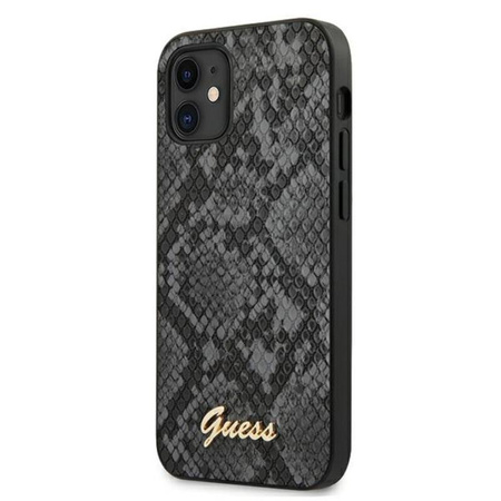 Guess Python Collection - iPhone 12 mini case (black)