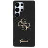 Guess Fixed Glitter Big 4G Metal Logo - Hülle für Samsung Galaxy S25 Ultra (schwarz)