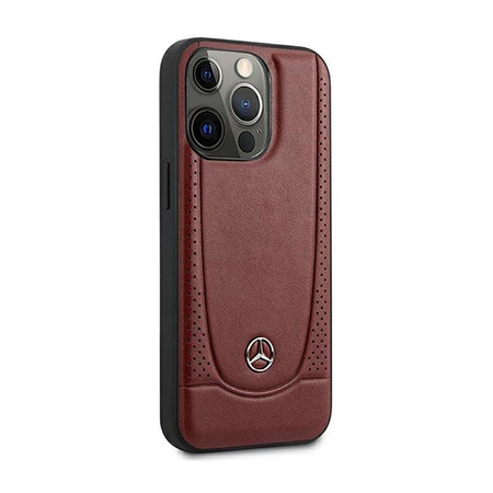 Mercedes Leather Urban Line - iPhone 14 Pro Max tok (piros)