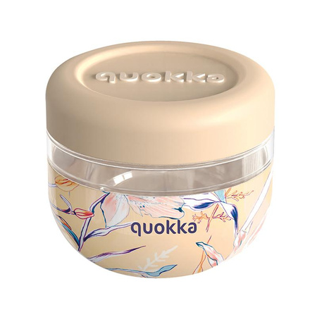 Quokka Bubble Food Jar - nádoba na jídlo / krabička na oběd 500 ml (Vintage Floral)