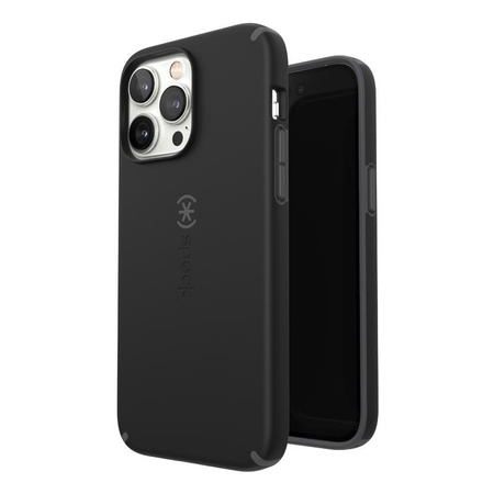 Speck CandyShell Pro + MagSafe - iPhone 14 Pro Max Hülle mit MICROBAN Beschichtung (Schwarz / Schiefergrau)