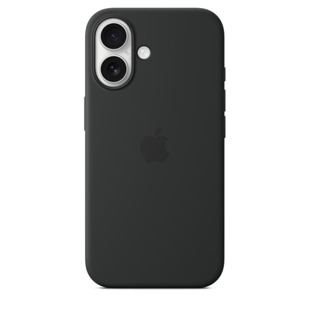 Apple Silicone Case - Coque en silicone avec MagSafe pour iPhone 16 (noir)