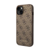 Guess 4G Metal Gold Logo - Coque pour iPhone 14 Plus (marron)