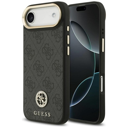 ETUI DO IPHONE AIR do MAGSAFE GUESS CZARNE ORYGINALNE ELEGANCKIE MODNE