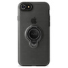 PURO Magnet Ring Cover - Etui iPhone SE (2022 / 2020) / 8 / 7 z magnetycznym uchwytem na palec (czarny)