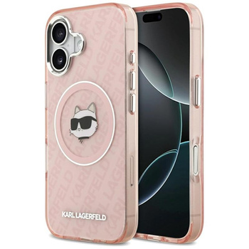 ETUI DO IPHONE 17 do MAGSAFE KARL LAGERFELD ORYGINALNE RÓŻOWE MODNE