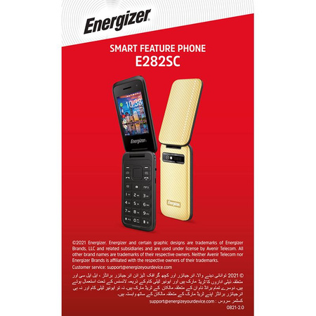 Energizer E282SC - Telefon 512MB RAM 4GB 2.8" 4G Dual Sim EU (Gold)