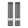 Küchenprofi Boston - Electric salt and pepper grinders with ceramic grinding mechanism 23x5 cm 2 pcs. (gray)