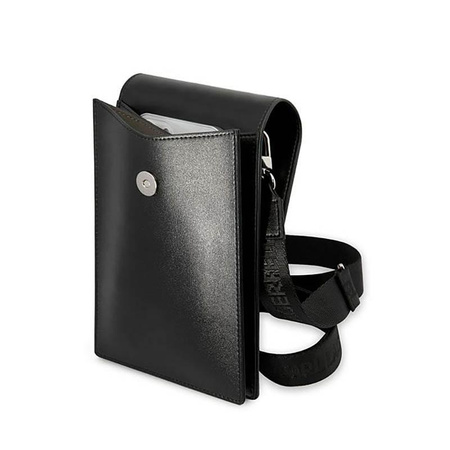 Karl Lagerfeld Karl+Choupette Embossed Wallet Phone Bag - Smartphone and Accessory Bag (Black)