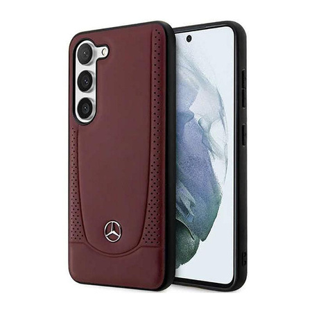 Mercedes Leather Urban Line - Etui Samsung Galaxy S23+ (czerwony)