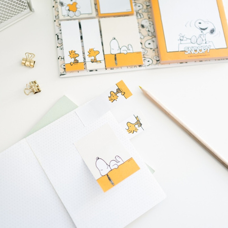 Snoopy – Selbstklebendes Notizbuch im A6-Format aus der Kollektion „Lazy Days“