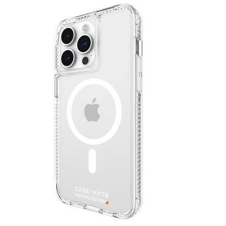 Case-Mate Ultra Tough plus D3O MagSafe - pouzdro na iPhone 15 Pro Max (Clear)