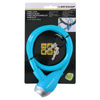 Dunlop - Keyed spiral bike lock 65 cm (Blue)