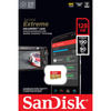 SanDisk Extreme microSDXC - 128 GB A2 V30 UHS-I U3 paměťová karta 190/90 MB/s s adaptérem