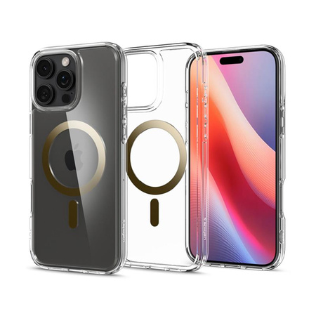 Spigen Ultra Hybrid MagSafe - tok iPhone 16 Pro készülékhez (arany)