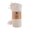Arti Casa - Herringbone Cotton Blanket 130x170 cm (Beige / White)