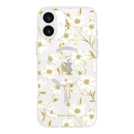 Kate Spade New York Protective Gems MagSafe - Hülle für iPhone 16 Plus (Sunshine Floral)