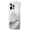 Guess Liquid Glitter 4G Big Logo - iPhone 13 Pro Max Case (silver)
