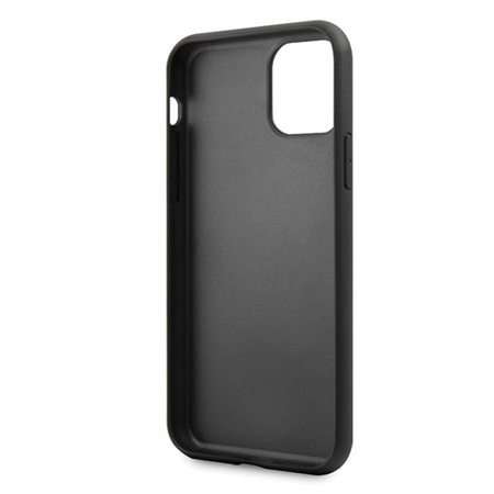 Guess Double Layer Glitter Case Peony G - iPhone 11 Hülle (Schwarz)