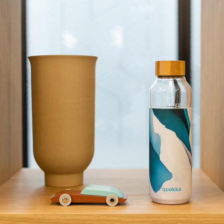 Quokka Flow - Bouteille d'eau en verre 660 ml (Iceberg)