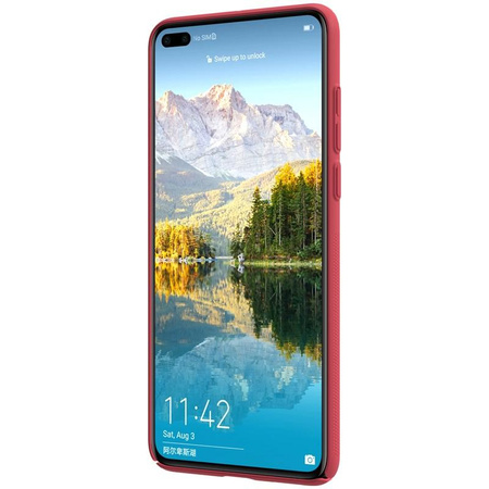 Nillkin Super Frosted Shield - Huawei P40 tok (világos piros)