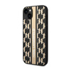 Karl Lagerfeld Monogram Stripe - iPhone 14 Plus Case (brown)