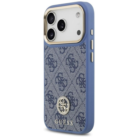 Guess 4G Strass Logo MagSafe - Case iPhone 17 Pro (Blue)