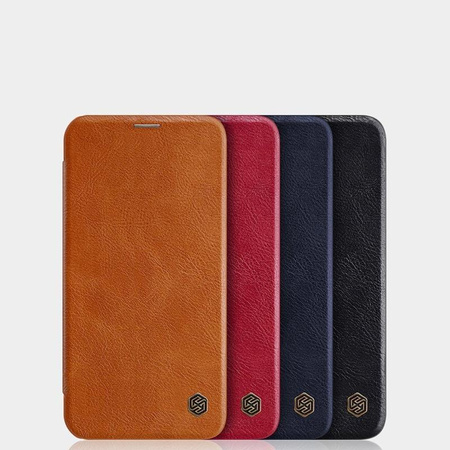 Nillkin Qin Leather Case - Etui Apple iPhone 12 Mini (Blue)
