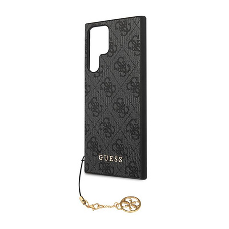 Guess 4G Charms Kollektion - Samsung Galaxy S23 Ultra Tasche (grau)