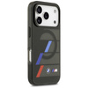 BMW M IML Metal Buttons Tricolor Lines MagSafe - Case iPhone 17 Pro Max (black)