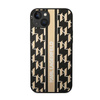 Karl Lagerfeld Monogram Stripe - Coque pour iPhone 14 Plus (marron)