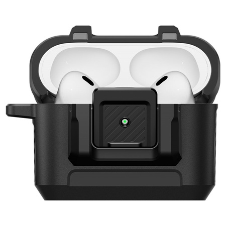 Spigen Lock Fit - Custodia protettiva per Apple AirPods Pro 3 (nero opaco)