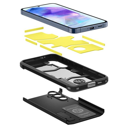 Spigen Tough Armor - pouzdro pro Samsung Galaxy A55 5G (černé)