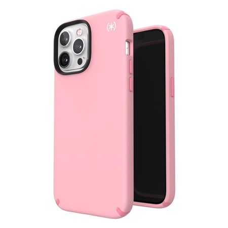 Speck Presidio2 Pro - iPhone 13 Pro Max / iPhone 12 Pro Max Case with MICROBAN Coating (Rosy Pink/Vintage Rose)