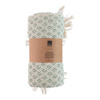 Arti Casa - Diamond Pattern Cotton Blanket 130x170 cm (Green / White)