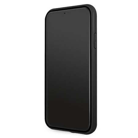 Kožené pouzdro BMW Curve Perforate HC - iPhone 11 (červené)