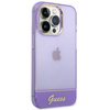 Guess Translucide - Coque iPhone 14 Pro Max (violet)