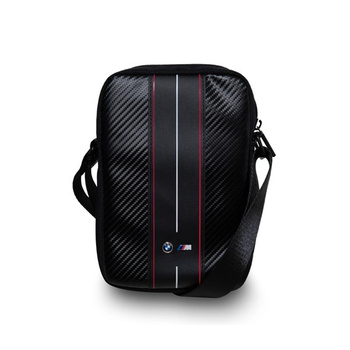 BMW Carbon Red Stripes - 8" tablet bag (black)