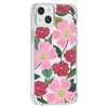 Rifle Paper Clear - iPhone 14 Plus Case Decorated with Gold (Rose Garden)