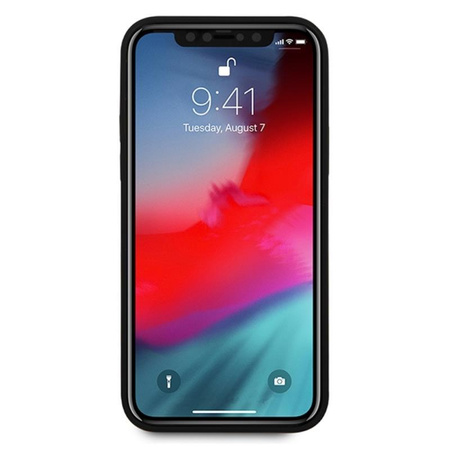 Guess Saffiano V - Coque iPhone 12 Pro Max (rouge)