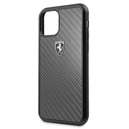 Ferrari Real Carbon Heritage - iPhone 11 tok (fekete)