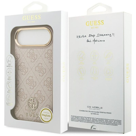 Guess 4G Strass Logo MagSafe - Case iPhone Air (Pink)