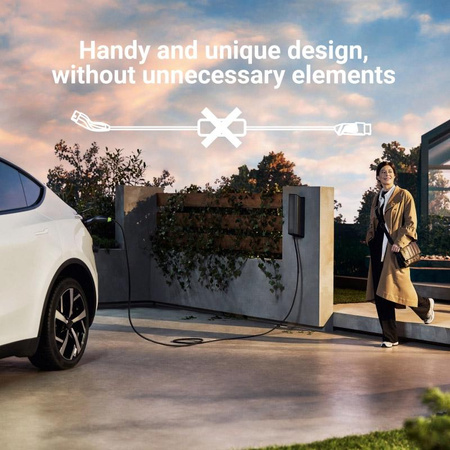 Green Cell - GC Habu EV 11 kW 7 m 2. típusú CEE mobil töltő EV PHEV töltéséhez 2in1 Wallbox a GC alkalmazással