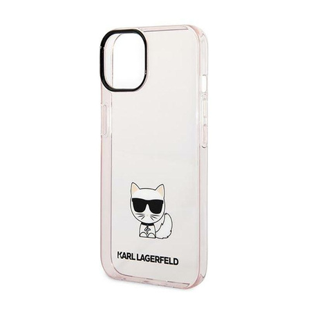 Karl Lagerfeld Choupette Body - iPhone 14 Tasche (rosa)