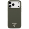 Guess Silicone Triangle Logo MagSafe - Pouzdro iPhone 17 Pro Max (khaki)